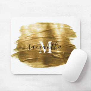 Golden Brush Mouse Pad