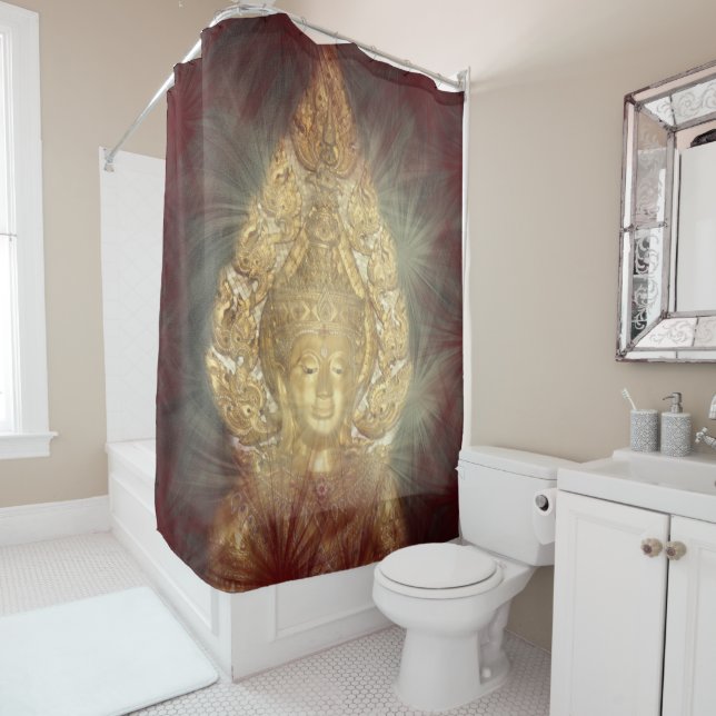 golden buddha bathroom (In Situ)