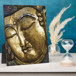 Golden Buddha Blessing Inspirational Love Plaque