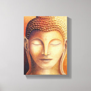 Golden Buddha Canvas Print
