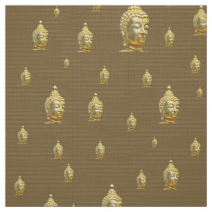 golden buddha fabric