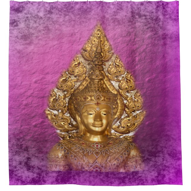 golden buddha in purple (Front)