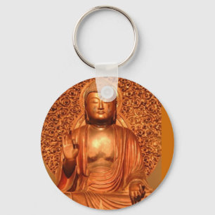 Golden Buddha Keychain
