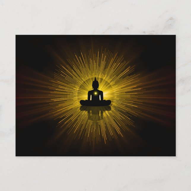 Golden Buddha Postcard (Front)