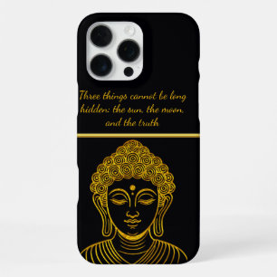 Golden Buddha Statue in Calm Setting iPhone 16 Pro Max Case