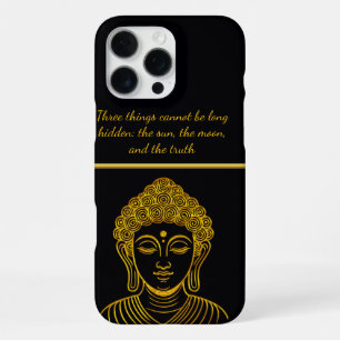 Golden Buddha Statue in Calm Setting iPhone 16 Pro Max Case