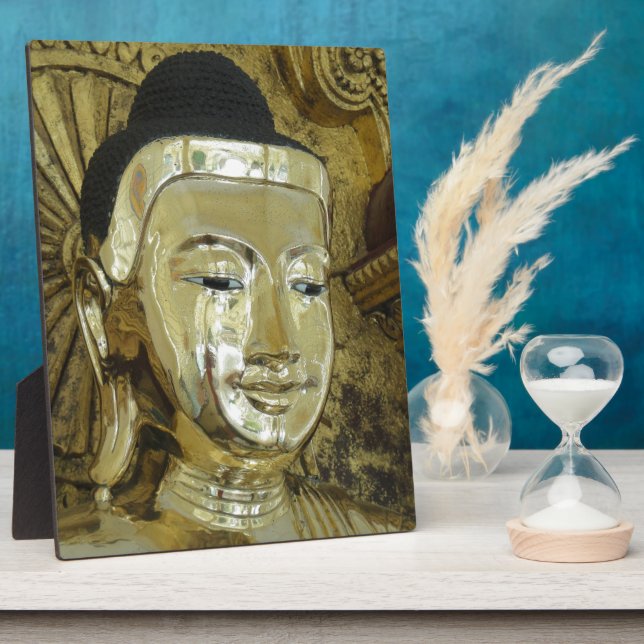 Golden Buddha Statue Inspirational Love Plaque (Side)