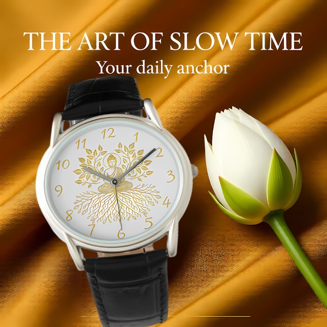 Golden Buddha Surrounded by Nature. Watch (Creator Uploaded)