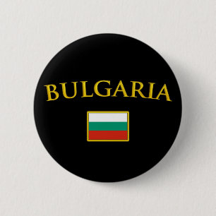 Golden Bulgaria 2 Inch Round Button