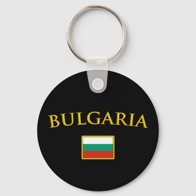 Golden Bulgaria Keychain (Front)