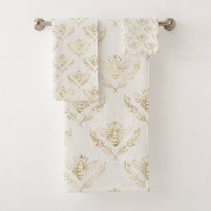 Golden Bumble Bee avec un Motif de la Couronne