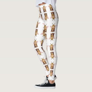 Golden Bumblebee in Bloom Dance.10 Leggings