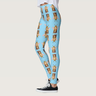 Golden Bumblebee in Bloom Dance.10 Leggings