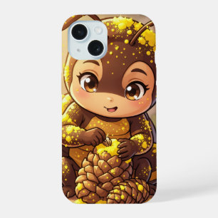 Golden Bumblebee in Bloom Dance.12 iPhone 15 Case