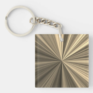Golden Burst Keychain