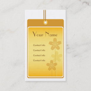 Golden Business Card