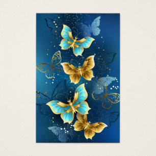 Golden butterflies