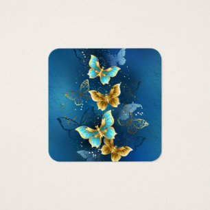 Golden butterflies