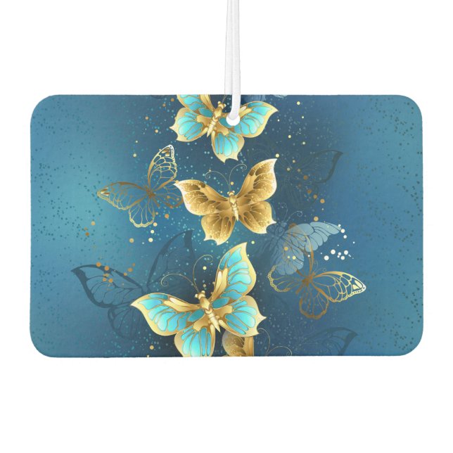 Golden butterflies air freshener (Front)