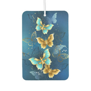 Golden butterflies air freshener