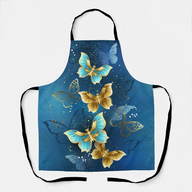 Golden butterflies apron (Front)
