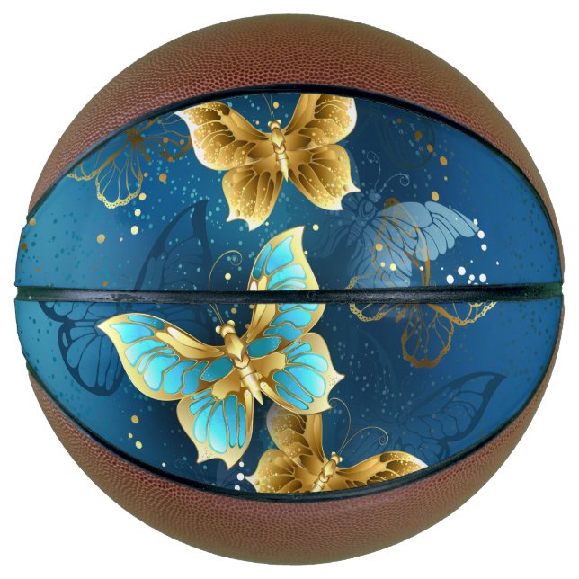 Golden butterflies basketball (Front)