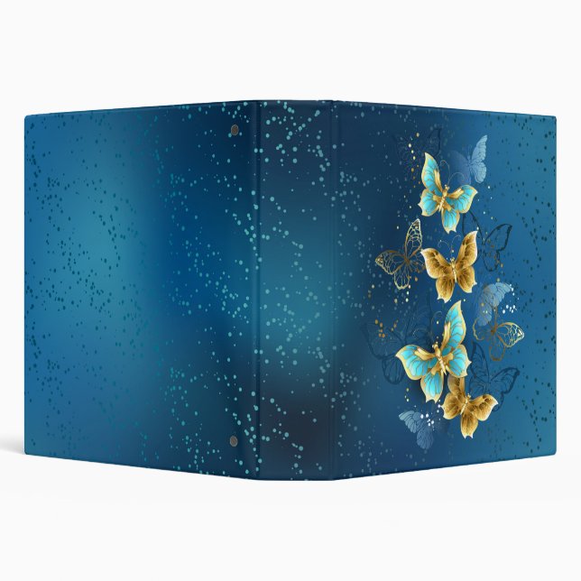 Golden butterflies binder (Background)