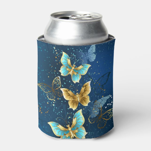 Golden butterflies can cooler (Can Front)