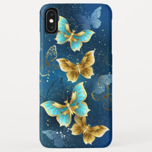 Golden butterflies iPhone XS max case
