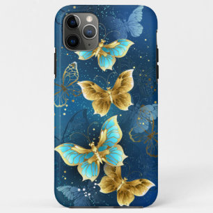 Golden butterflies iPhone 11 pro max case