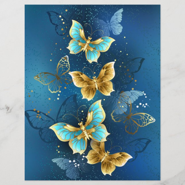 Golden butterflies flyer (Front)