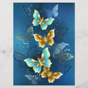 Golden butterflies menu