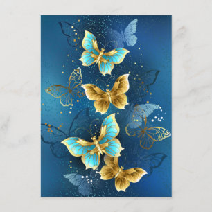 Golden butterflies menu
