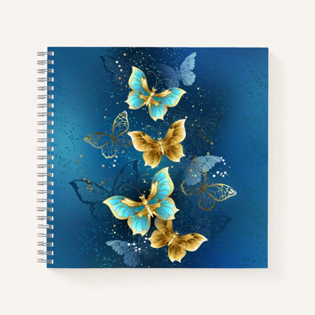 Golden butterflies notebook (Front)