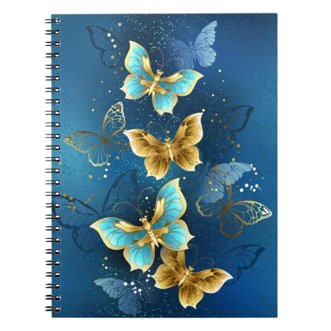Golden butterflies notebook (Front)