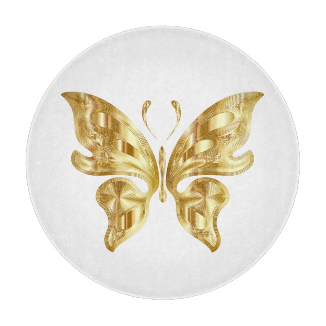 GOLDEN BUTTERFLY CUTTING BOARD (Front)
