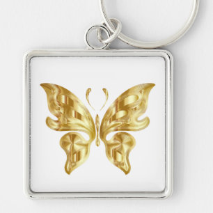 GOLDEN BUTTERFLY KEYCHAIN