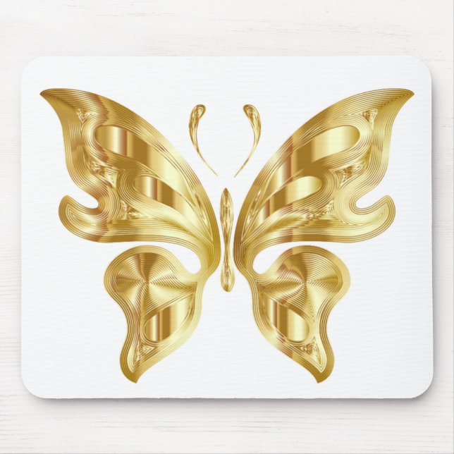 GOLDEN BUTTERFLY MOUSE PAD (Front)