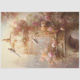 Golden Cage Tissue Paper