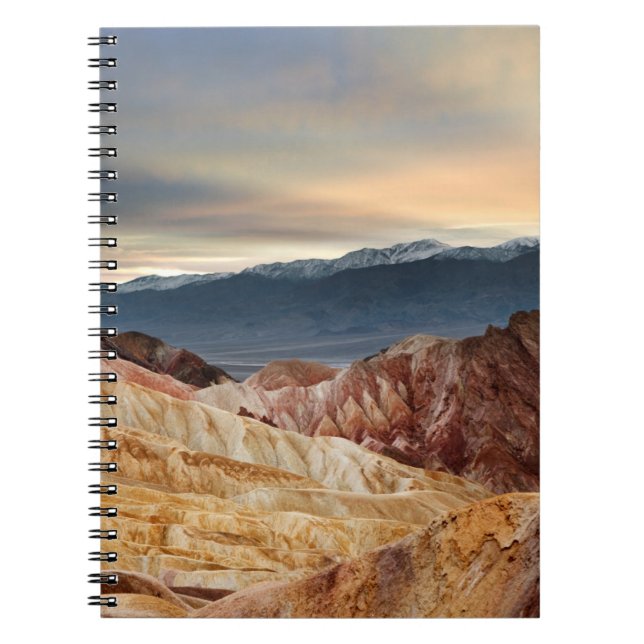 Golden Canyon at Sunset Notebook (Front)