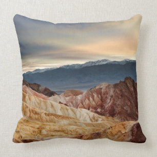 Golden Canyon at Sunset Throw Pillow