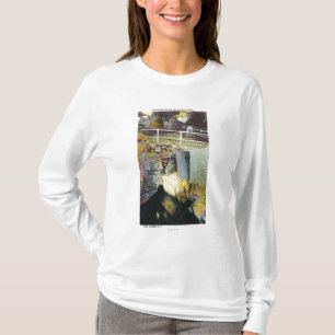 Golden Cascade and Natural Bridge View T-Shirt