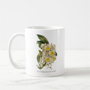 Golden Cascades : Dendrobium fererii Orchid Mug