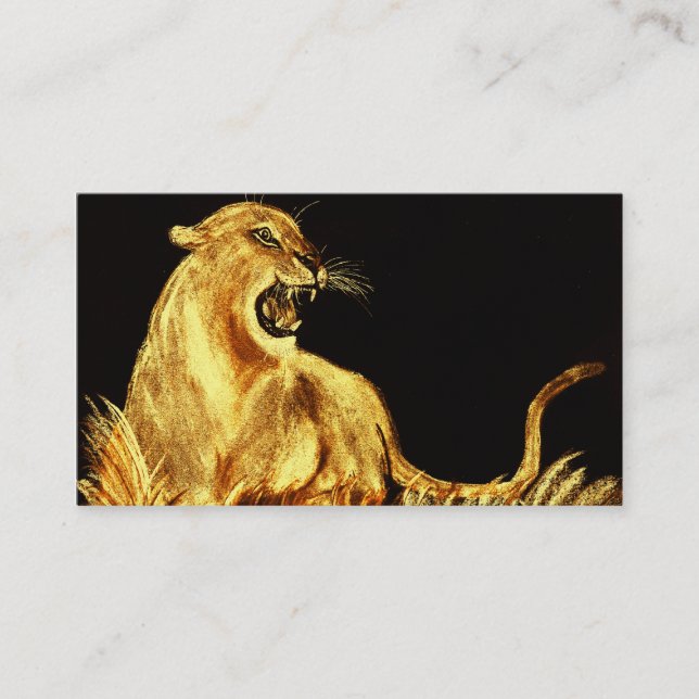 Golden Cat - Business Cards (Front)