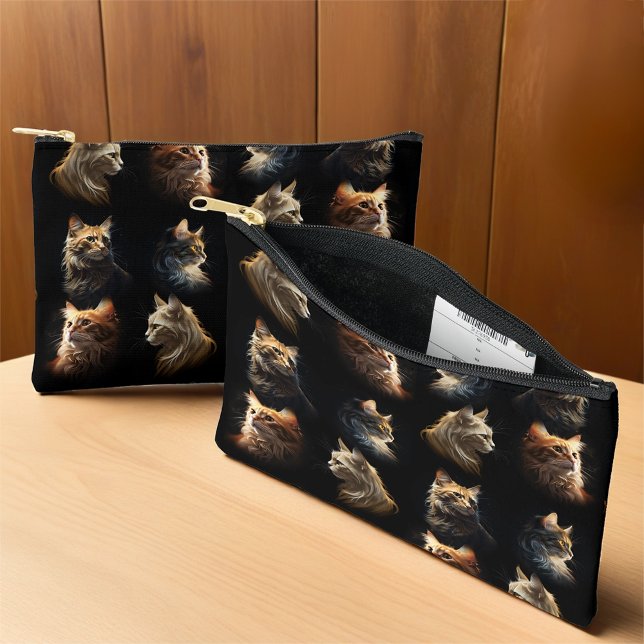 Golden Cats Accessory Pouch (Creator Uploaded)