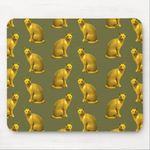 Golden Cats Mouse Pad