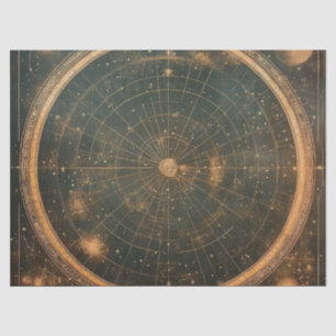 Golden Celestial Star Map (2) Tissue Paper