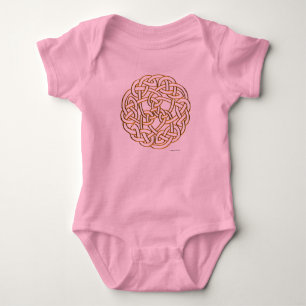 Golden Celtic Knot Baby Bodysuit