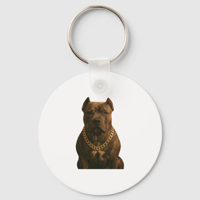 Golden Chain Bodyguard Keychain (Front)