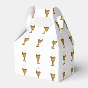 Golden Chalice and Host - Holy Communion Favor Box